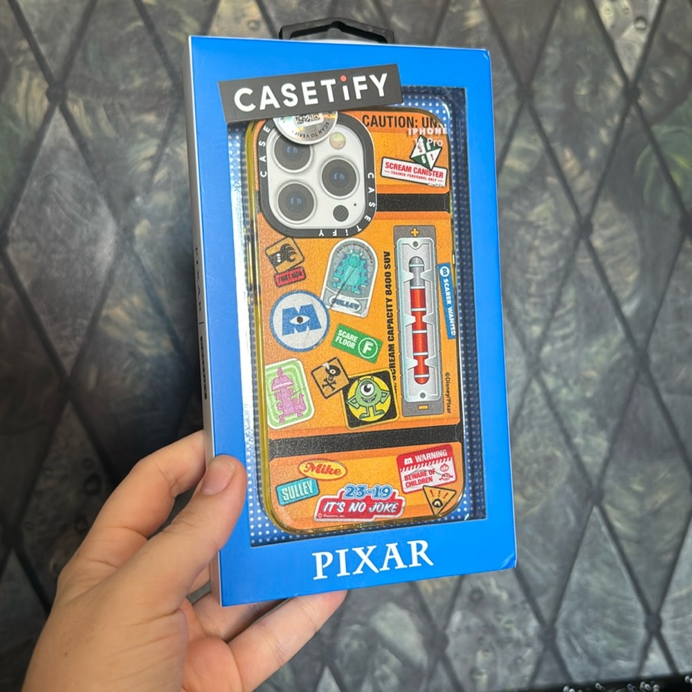 NWT Monsters Inc Stickermania Pixar Casetify IPhone 13 Pro Case